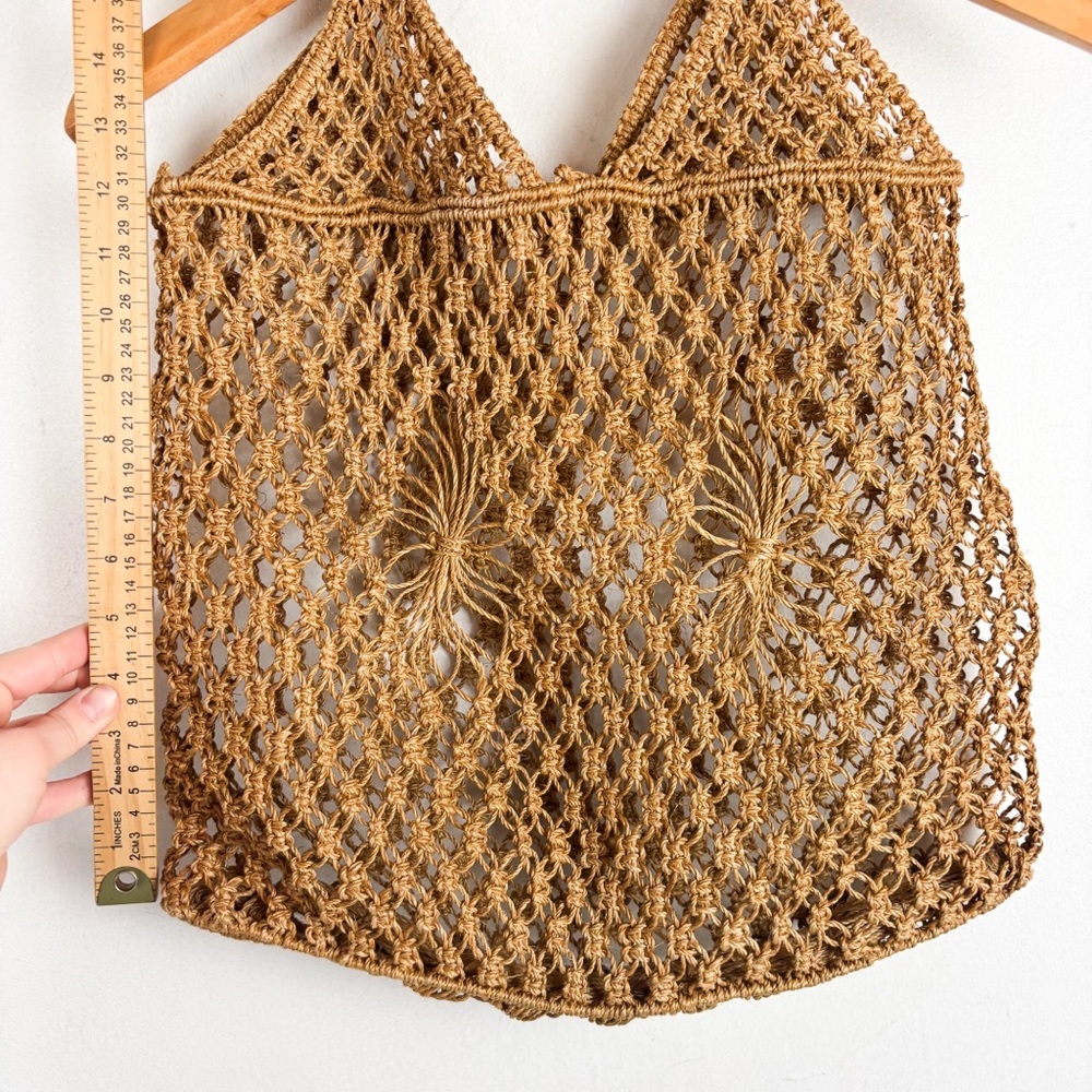 Vintage Woven Crochet Shoulder Bag - Picture 4 of 5